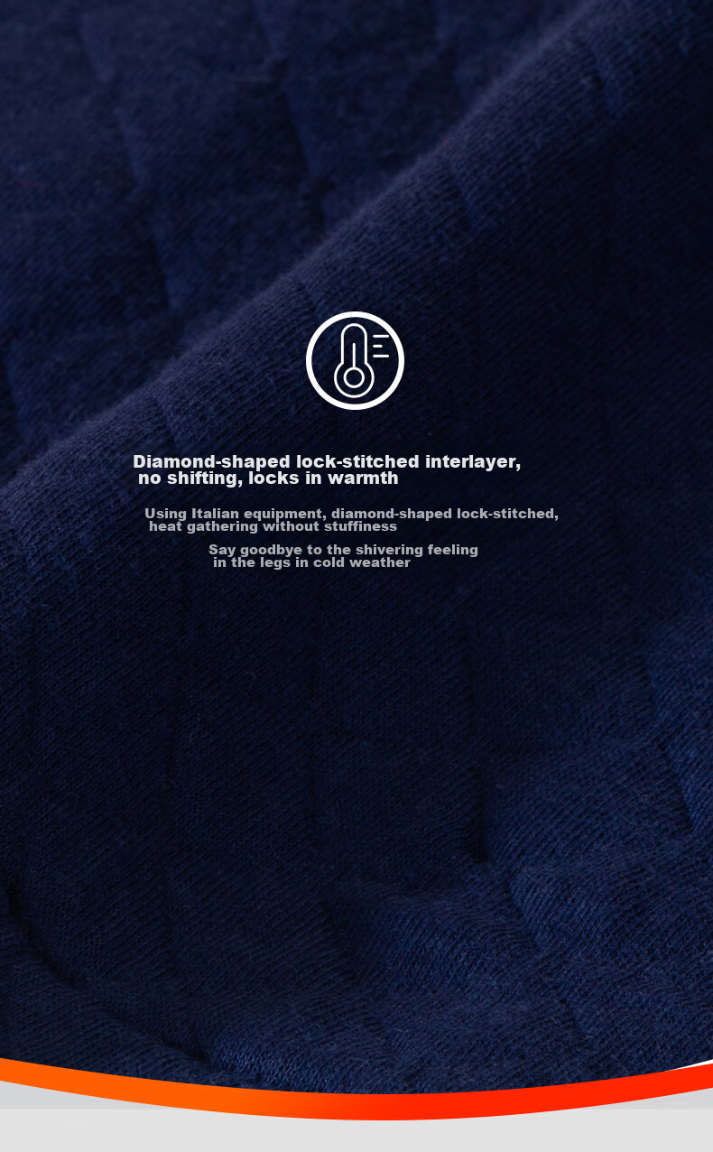 Yiershuang [Half Turtleneck Three-Layer Thickened] 100% Pure Cotton Thermal Underwear for Men And Women, Autumn Top And Bottom Set, Fall/winter 6