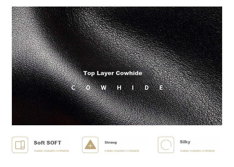 GOLF Men's Wallet, Top-Grain Leather, Horizontal Short Style, Multi-Card Slots, Card Holder, Leather Billfold, Coin Purse, ID Holder, Gift Box Packaging 3