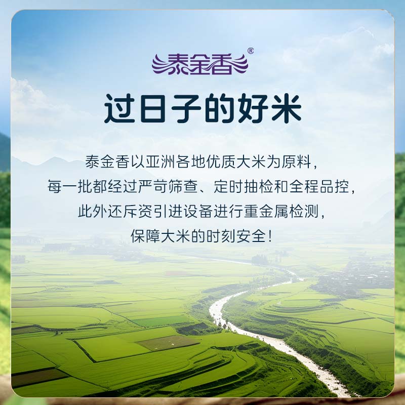 泰金香 玉兰香米 大米10kg 茉莉香米 长粒米 大米20斤家庭装