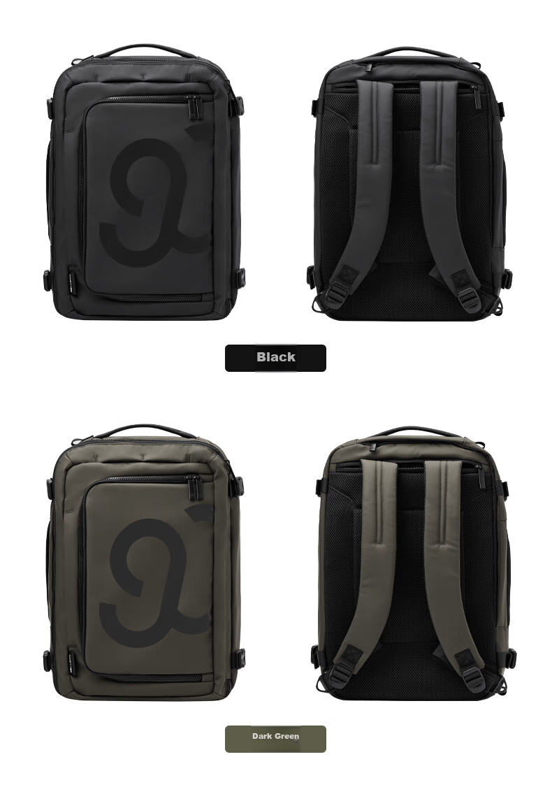 90Fen Outdoor Backpack, Large Capacity Travel Bag for Men And Women, Sports Backpack with Hand-Held And Crossbody Options, Coffee Color 11