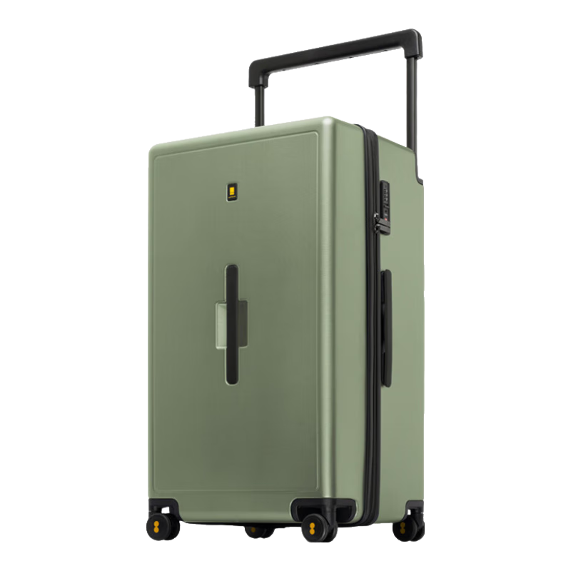 LEVEL8 Luggage Suitcase for Men And Women, Large Capacity Password Lock Trolley Case, 28-Inch Wide Handle, Large Travel PC Case, Gree