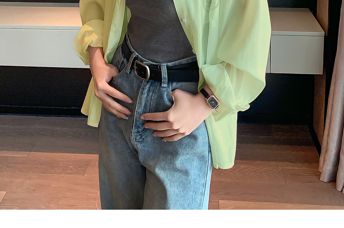 Halo Queen Long Sleeve Shirt Women Spring Autumn Mint Mambo Loose Premium Thin Jacket H13QC2955 19