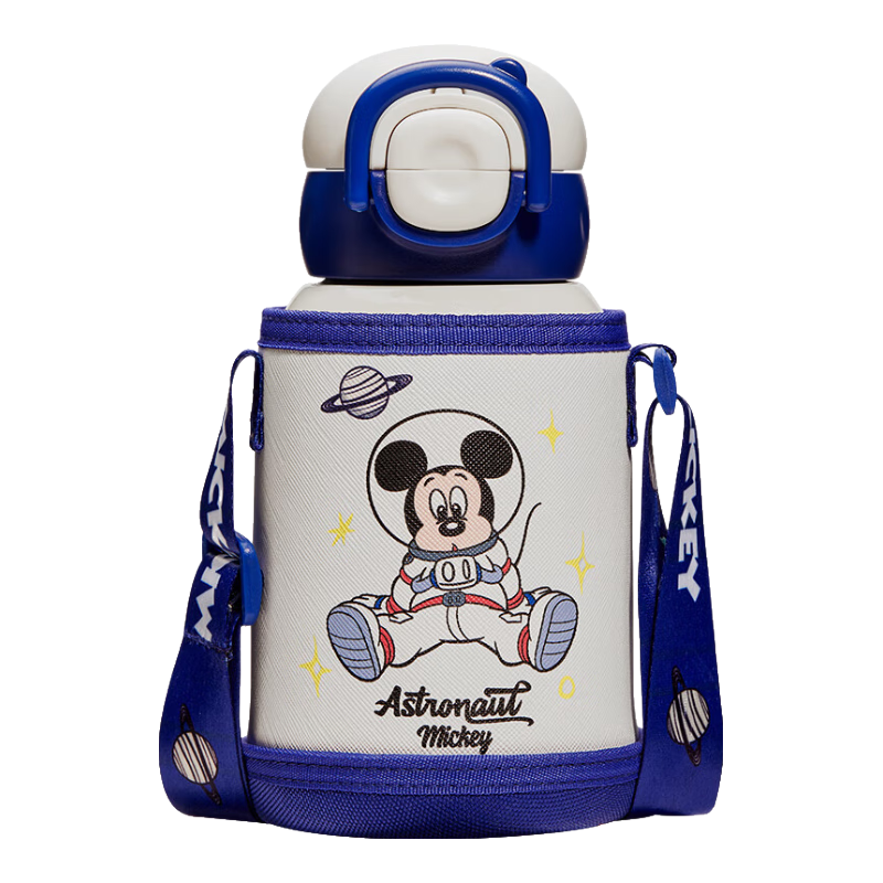 Dishini Insulated Water Bottle for Kids with Straw, 316 Stainless Steel Large Capacity Spring Lid Portable Direct Drinking Cup for Boys And Girls Elementary School Students
