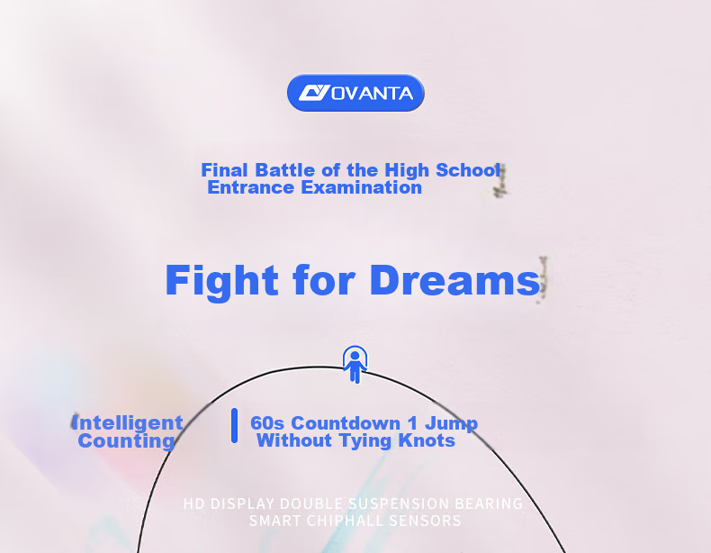 Oufanda Jump Rope for Middle School Entrance Exam, Primary School Students, Children's Physical Education Competition, Speed Racing Professional Jump Rope 4