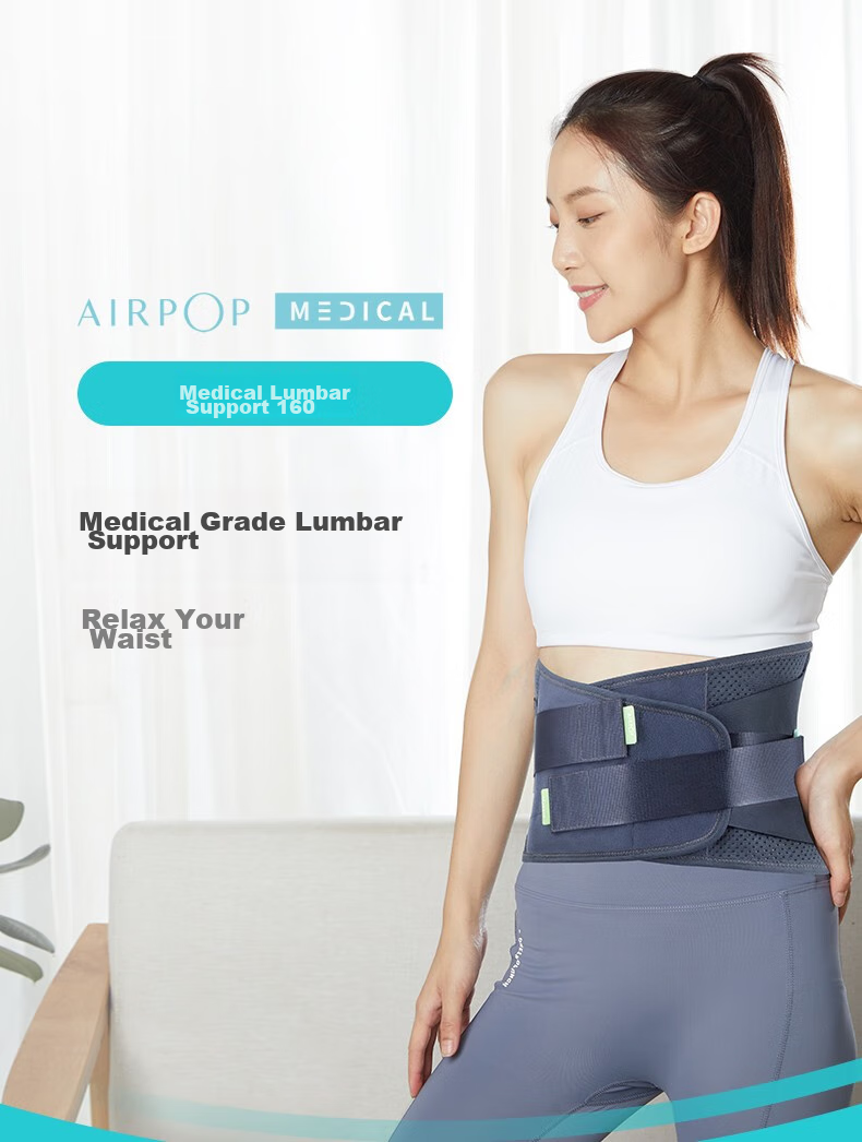 AIRPOP Back Support Belt for Herniated Disc, Lumbar Muscle Strain, And Lumbar Disc Protrusion - Summer Medical Lumbar Brace for Prolonged Sitting 2