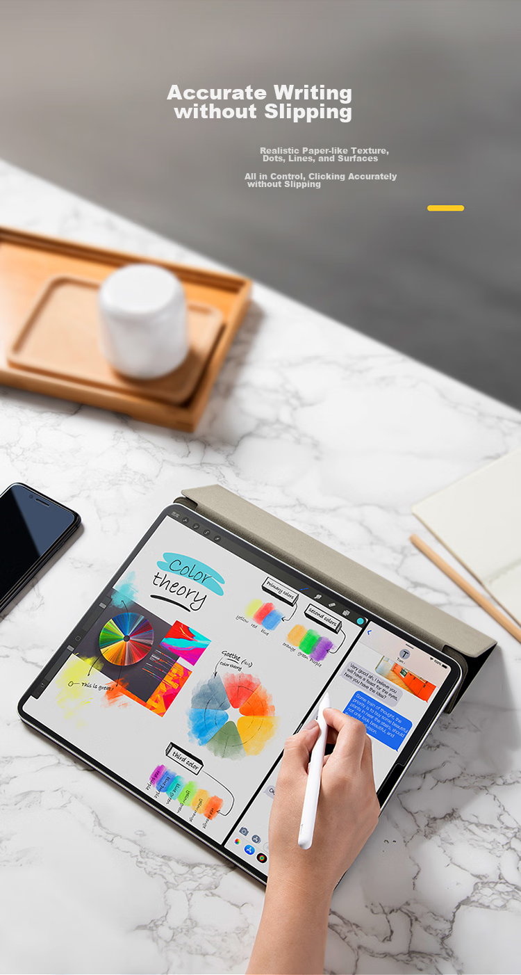 Baseus Compatible with IPad Mini7/6 Paper Film, 8.3-Inch 2024 New Model Drawing-Specific High-Definition Hand-Drawn Film, Shockproof, Oil-Resistant, Anti-Fingerprint [Full Coverage Ultra-Thin] 4