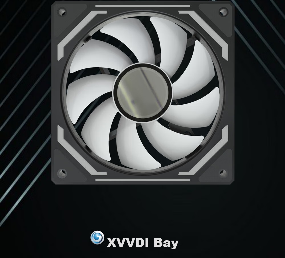 GALAX Dream Mirror PRO 2nd Gen 12cm Case Fan White Reverse (ARGB Sync/PWM Smart Control/Silicone Dampers/Low Noise/Chainable) 19