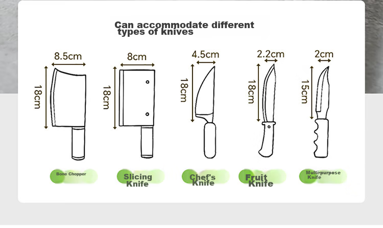 Shuaishi Kitchen Storage Rack Spice Rack, Knife Holder Kitchen Organizer, Countertop Spice Box Storage Rack, Double-Layer 44cm 9