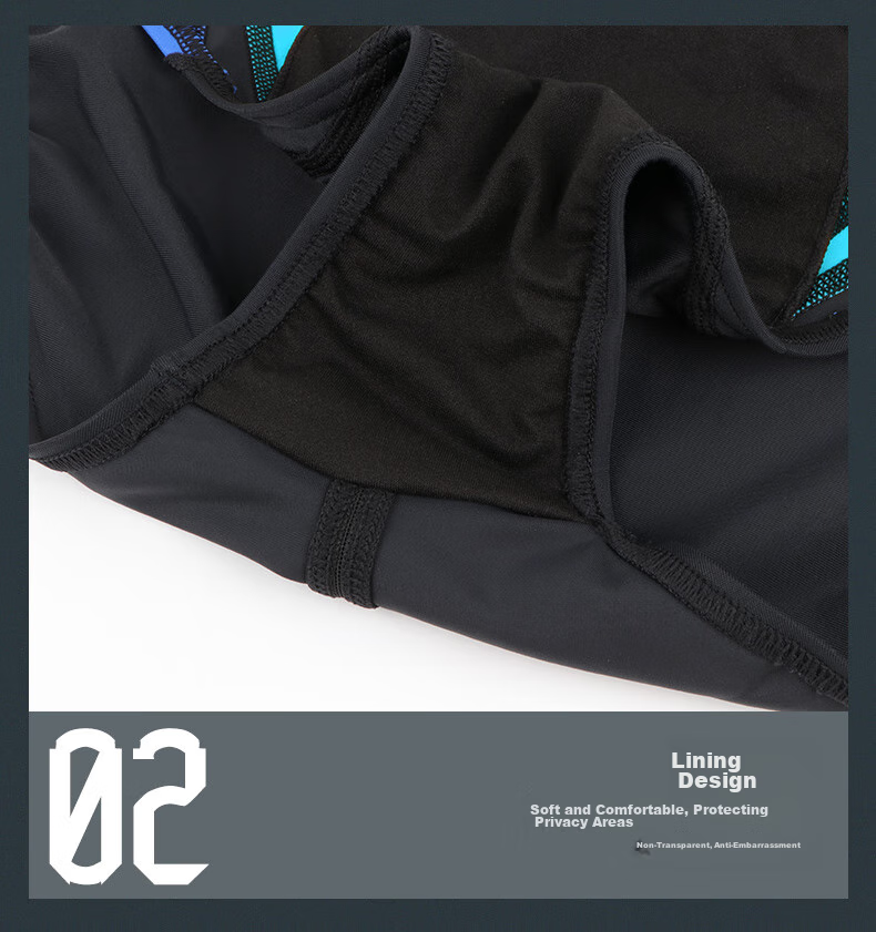 YINGFA Triangular Swim Trunks for Men, Adults And Children, Competition Swimming Shorts, Spliced Quick-Dry with Drainage Line Swimming Gear 11