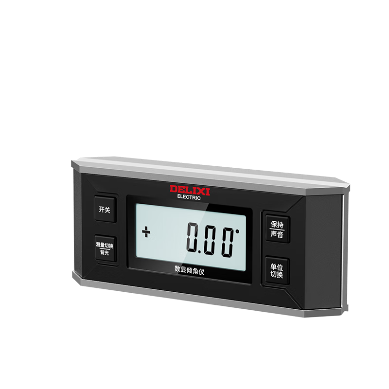 DELIXI ELECTRIC Digital Inclinometer, High-Precision Level Ruler, Angle Measuring Instrument, Multifunctional Angle Ruler, Magnetic Household Angle Gauge