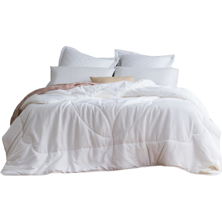 LUOLAI Home Textiles Comforter Duvet Insert Class A Antibacterial 50% Soy Protein Fiber Spring And Autumn Quilt 150*215cm Approximately 3.0 Ji