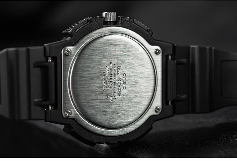 Casio Watch for Men, Black Knight Black Gold Sports Youth Student Waterproof Digital Watch for Men And Women, MCW-200H 37