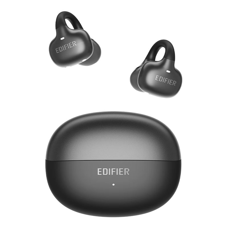 EDIFIER X Clip Clip-on Bluetooth Earphones Translator Open-fit Running Sports Earphones Bluetooth 6.0 Starry Night Black Graduation Gift