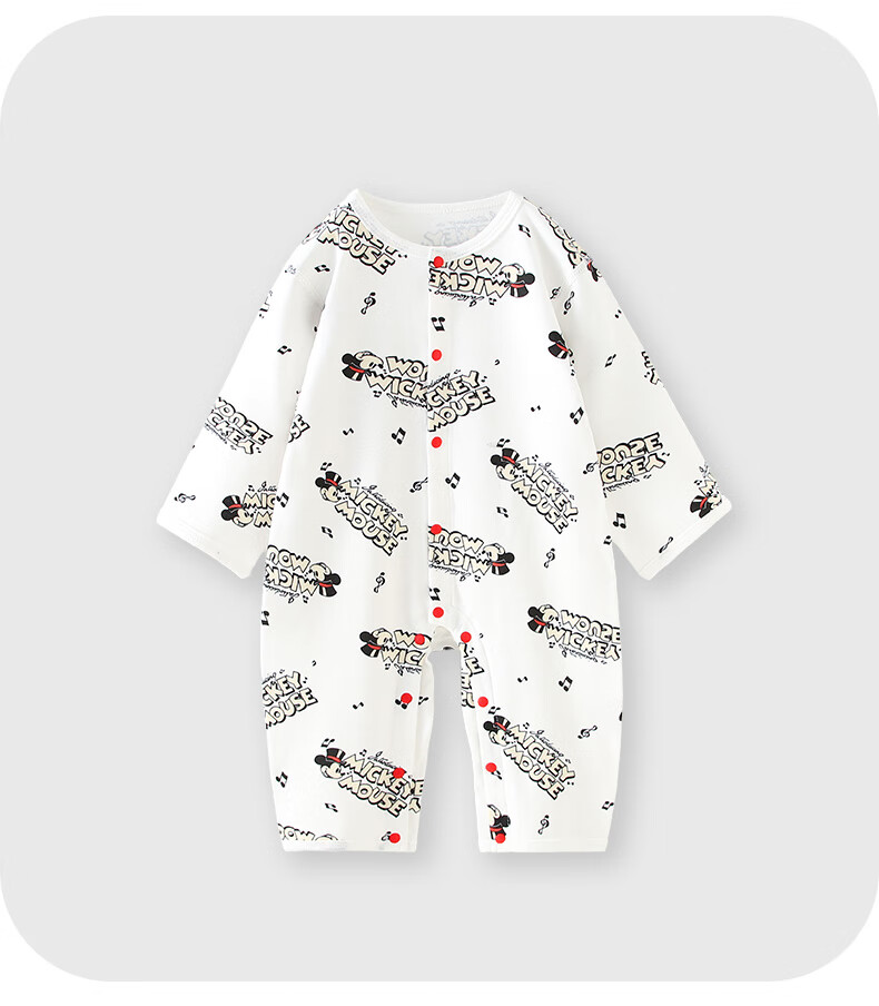 Disney 2-Piece Baby Bodysuit Set Newborn Spring Autumn A-Class Cotton Unisex Infant Romper Pajamas 12