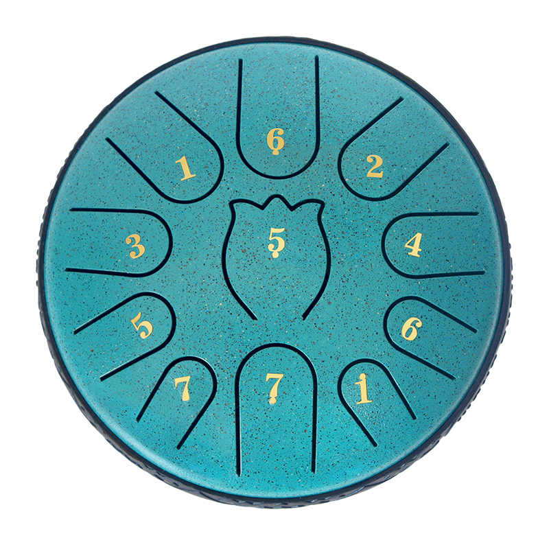 Asasi Children's Hand-Struck Percussion Tongue Drum, 6-Inch, Beginner's Toy, Kindergarten School Student's Daily Play Instrument Gift for Boys And Girls