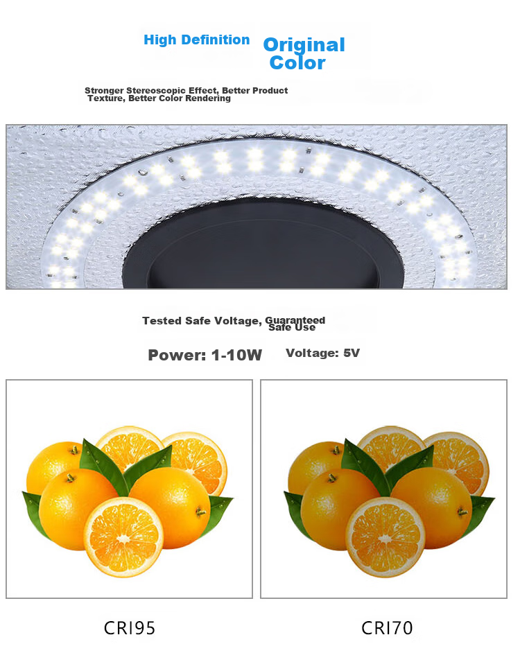 Pangniu 60CM Photography Studio Small Kit, Professional Photo Shooting Light Box, Softbox PU5060 Product, Photography Props, Mini Still Life Shooting Softbox, Studio Shooting Platform 8