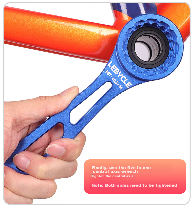 LEBYCLE Mountain And Road Bicycle Integrated Mid-Shift Lever, Installation And Removal Tool, for 39/40.5/44/46mm Shifter 8