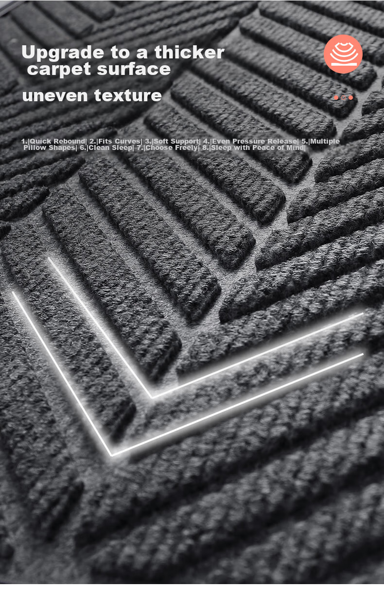 Dajiang Entrance Door Mat, Rubber Doormat, Indoor Carpet, Commercial High-End Floor Mat, Entrance Mat, 60x90cm 7