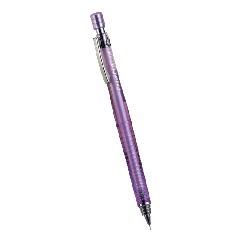 PILOT S3 Drawing Mechanical Pencil for Primary And Secondary School Students, Children's Exam-Specific Pencil, Stationery, Drawing Pen with Eraser Tip HPS-30R 0.4 Transparent Purple