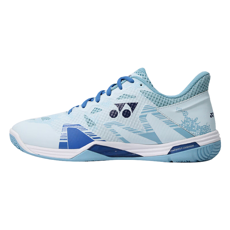 YONEX Badminton Shoes with Professional Power Cushion, Stable Competition Performance, Non-Slip, Wear-Resistant SHBELZ3WEX Light Blue Size 45