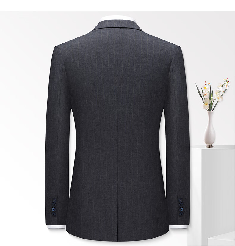 FIRS Wool Blend Men's Slim Fit Business Suit Formal Workwear Tuxedo 7
