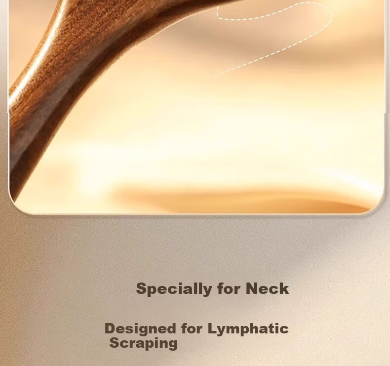 Bingyou Deer Antler Sandalwood Head Meridian Massage Comb, Health Care Scalp Therapy Six-Five Claw Natural Scalp Gua Sha Dredging, 1 Piece 12