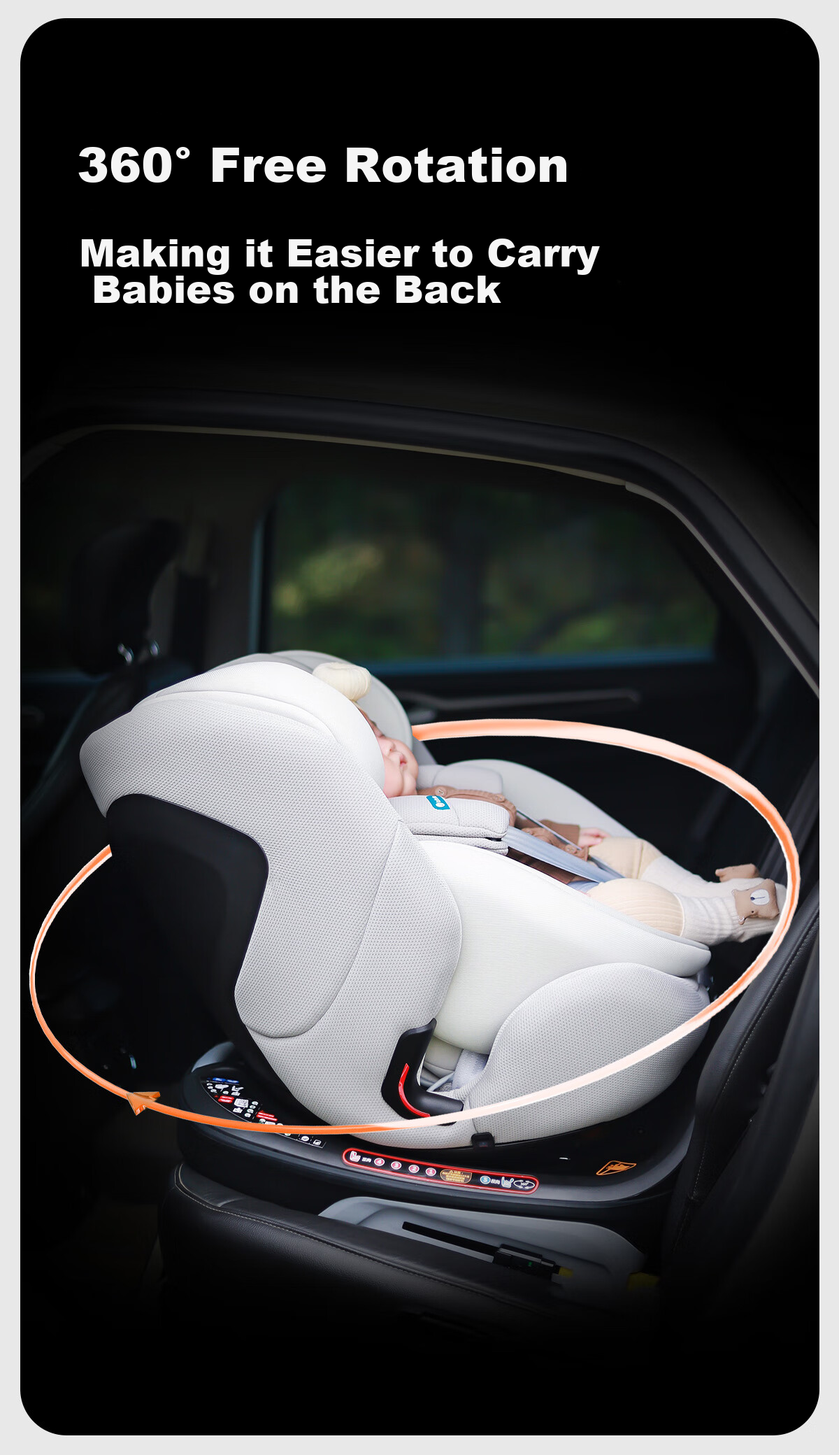 Tutule Children's Car Seat 0-12 Years i-Size Certified New National Standard Tuyue Pro Zongye Green - Ventilated and Heated 19