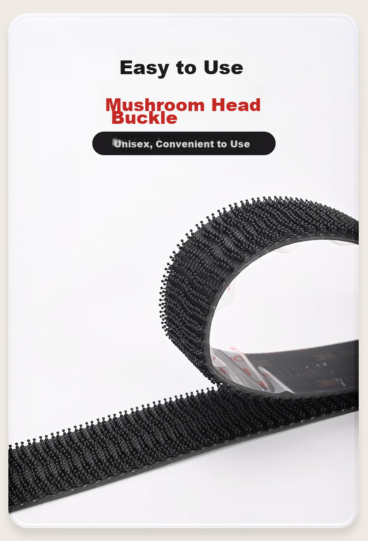 3M 3550 Mushroom Adhesive Hooks for Office And Home Use, No Nails Required, Photo Wall Accessories, 2.5cm X 50cm, 1 Roll 10