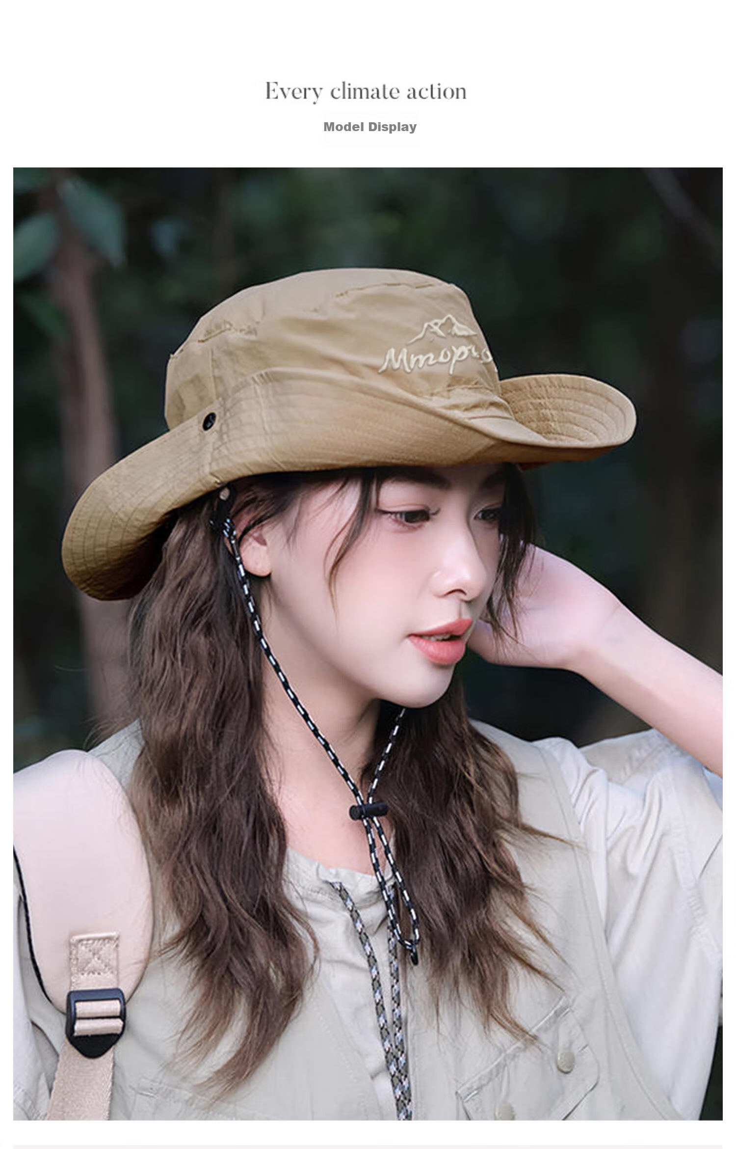 MMOPTOP Fishing Hat for Men And Women, Summer Breathable Sun Protection Outdoor Camping Hat, Large Head Circumference Hiking Mountaineering Cap 4