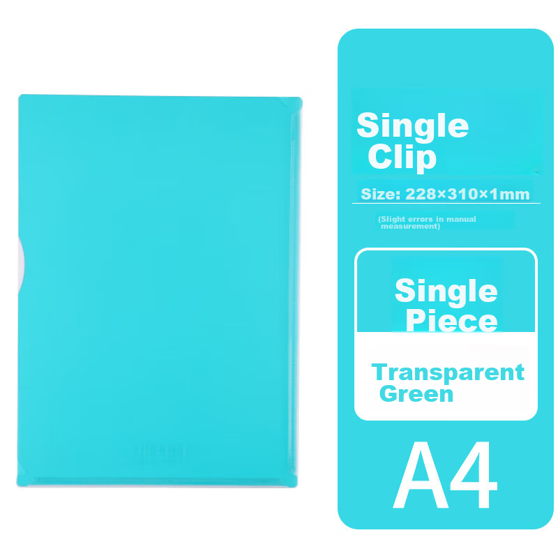 KINGJIM CHEERS Transparent Single-Sheet Clip A4 Prenatal Check-Up Student Exam Paper Storage Contract Insert File Folder Inspection Report Transparent White CH757T3C Digital Full Mesh Low Price 6