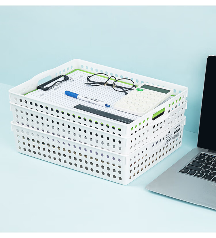 GuangBo A4 Morandi File Basket, Document Organizer, Storage Box, Financial Voucher Holder, Invoice Holder, Receipt Holder, W34012 8