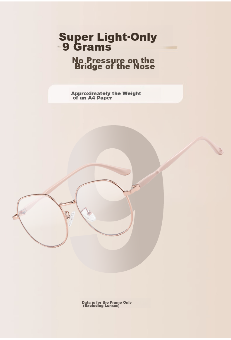 LESCA LUNETIER Reading Glasses for Women, High-End Fashion Resin, Lightweight Anti-Blue Light Fatigue, High-Definition Stylish Presbyopic Glasses for Elderly 8