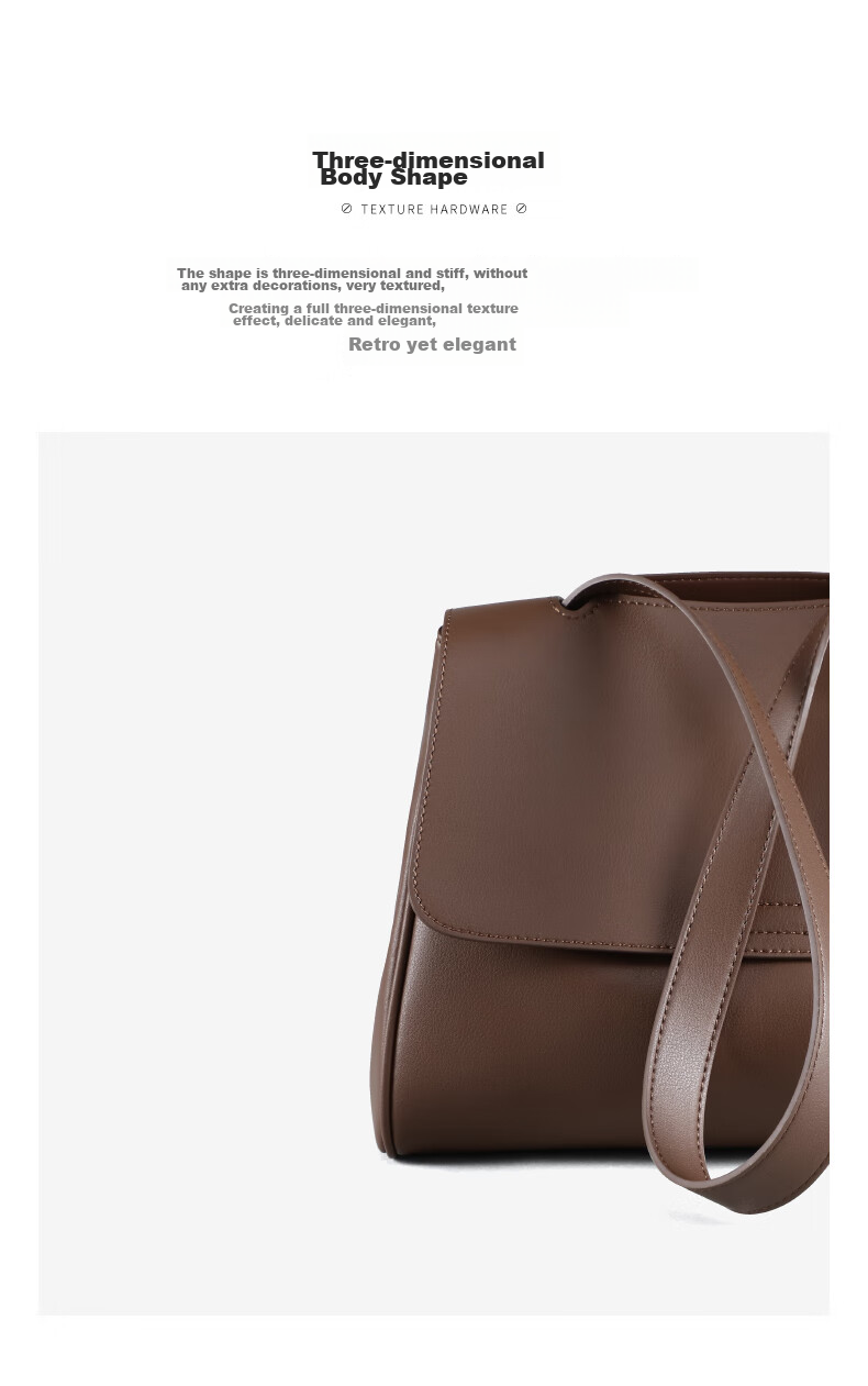 Viney Leather Handbag, Large Capacity Tote Bag for Women, Underarm Crossbody Shoulder Bag, Practical Birthday And Mother's Day Gift for Mom 9