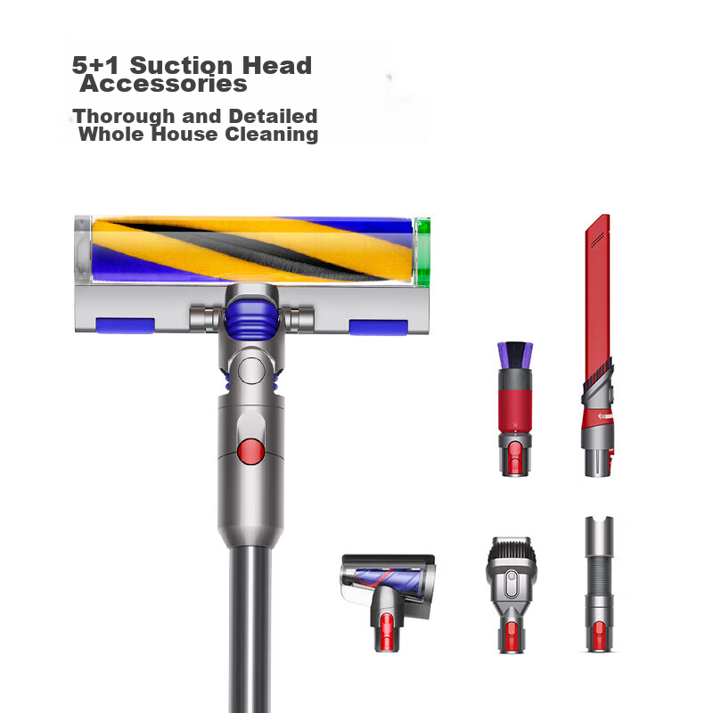 戴森（DYSON）V12 Detect Slim Fluffy轻量高端吸尘器光学探测微尘 140AW强劲吸力 除螨  赠Dyson全面清洁套组