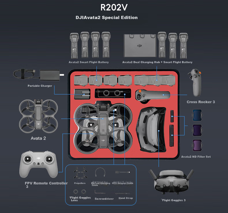 EIRMAI R202 Suitable for DJI Mavic 3/Air3/Yu3 Storage Bag, Drone Backpack Accessory, Hard Shell Shoulder Handheld Case, Waterproof Shockproof Safety Box, Sand Color 2