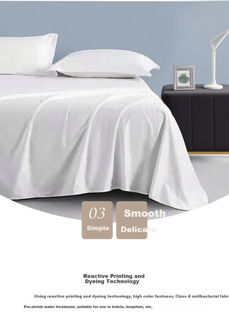CROWN White Bed Sheet Military-Style Foldable Bed Cover, Single Bed Quilt Cover for Autumn And Winter Seasons 4