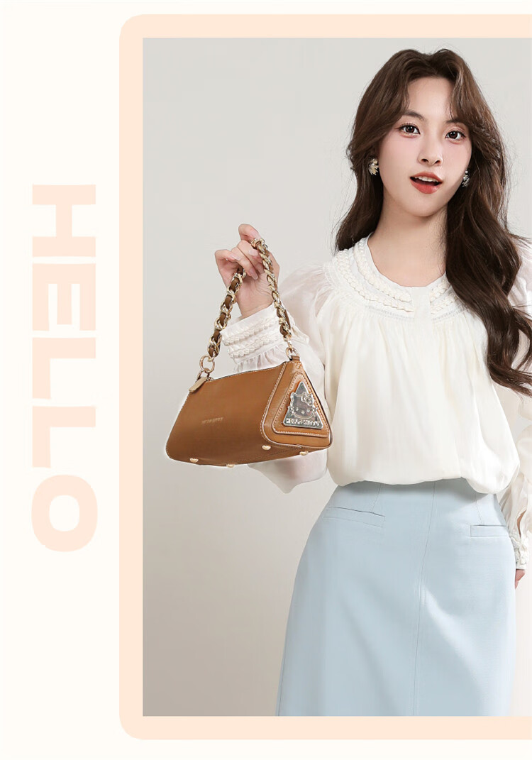 Mesuca X Hello Kitty Women's Handbag, Shoulder Crossbody Bag for Women, Gift Box Packaging, Birthday Gift for Girls 12