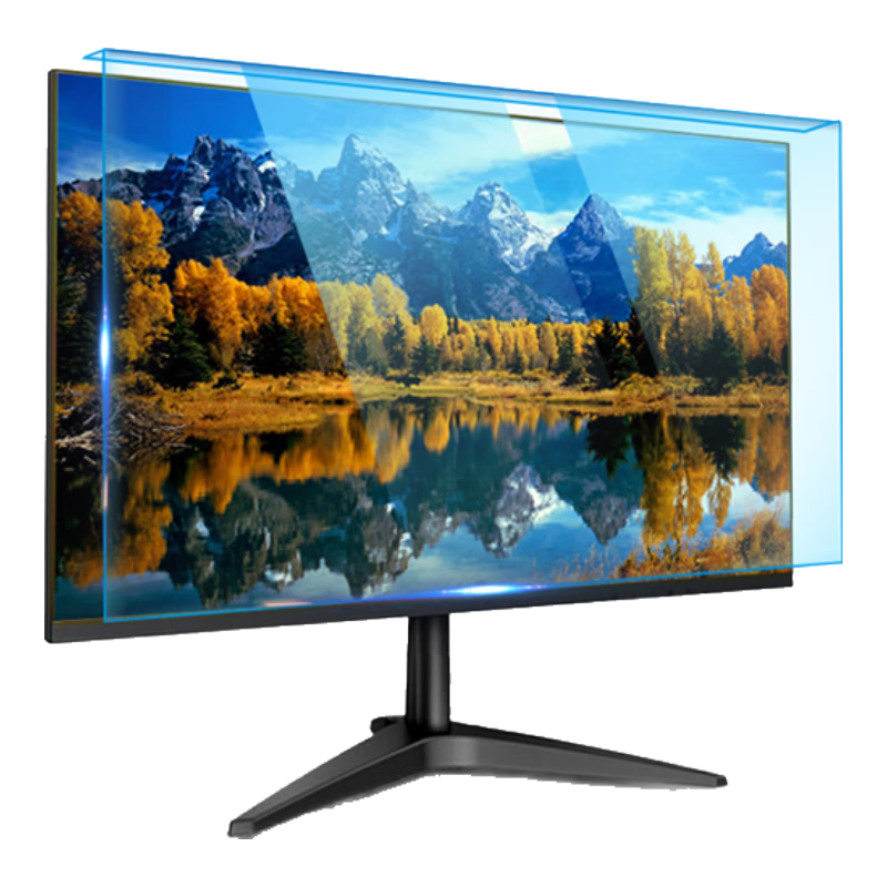 Aigo Computer Monitor Blue Light Protection Screen Eye Protection Blue Light Filter Film Desktop Computer Screen Protector Acrylic Hanging Barrier 19.5 Inch (16:9)
