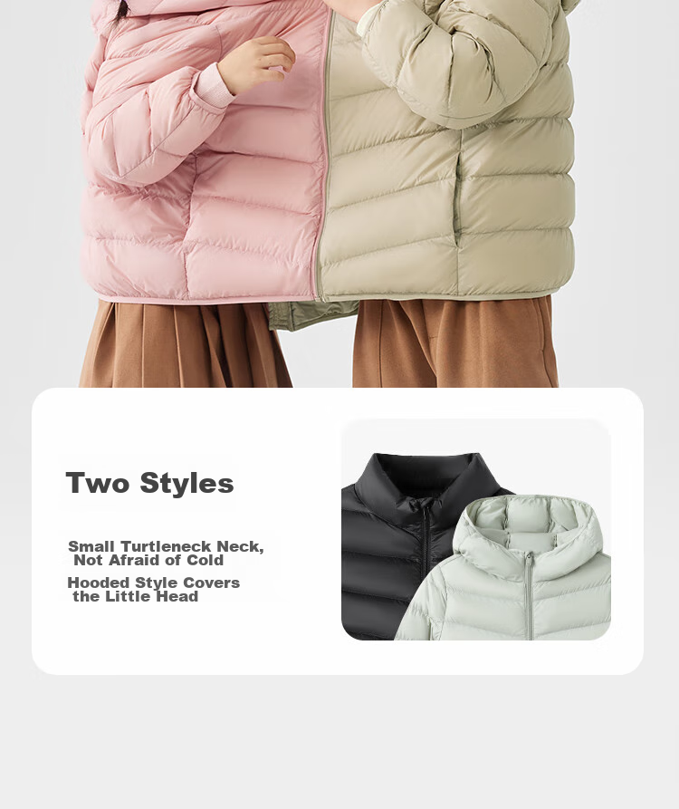 BALABALA Children's down Jacket Winter Coat for Boys And Girls, Baby Short Lightweight Outerwear, Parent-Child Matching Outfit, Fashionable 12