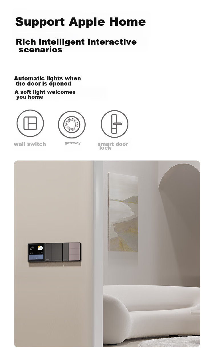 Aqara Smart Wall Switch Card, Single Button, Single Zero Fire Universal, Connected to Mijia APP/iPhone HomeKit 15
