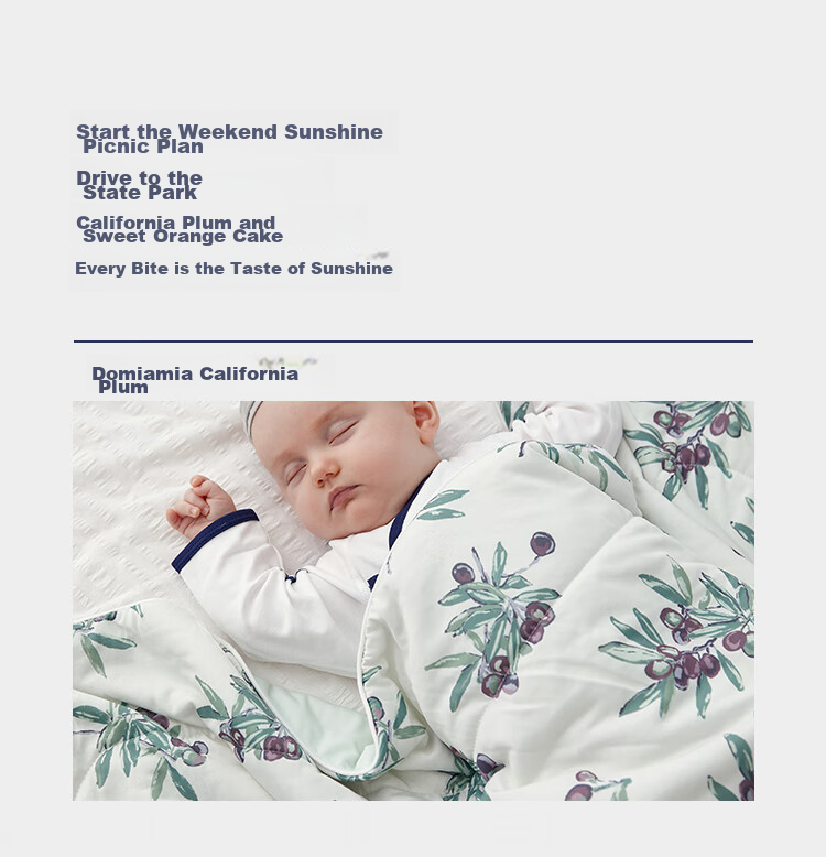 DOMIAMIA Sen Sleep Cooling Tencel Summer Quilt Baby Blanket Children's Air Conditioning Quilt Huanbao 120 15