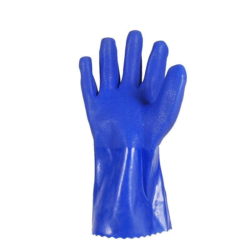 Dongya 806 PVC Coated Gloves, Non-Slip, Wear-Resistant, Oil-Resistant, Weak Acid And Alkali Resistant, Corrosion-Resistant, Protective Rubber Gloves XL