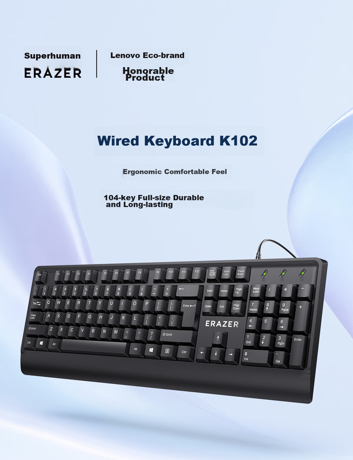 Lenovo Invests in Brand Yinengzhe Wireless Keyboard And Mouse Set, Quiet Keyboard And Mouse, Suitable for Desktop/XiaoXin, Gift for Women, Wireless Keyboard And Mouse, Rainbow Star Wish KN520 1
