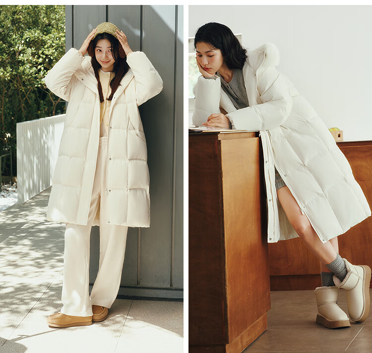 Semir Chen Duling 90% Down Long Women's Coat with Detachable Large Fur Collar Sweet Jacket Winter 2025 109725113006 8