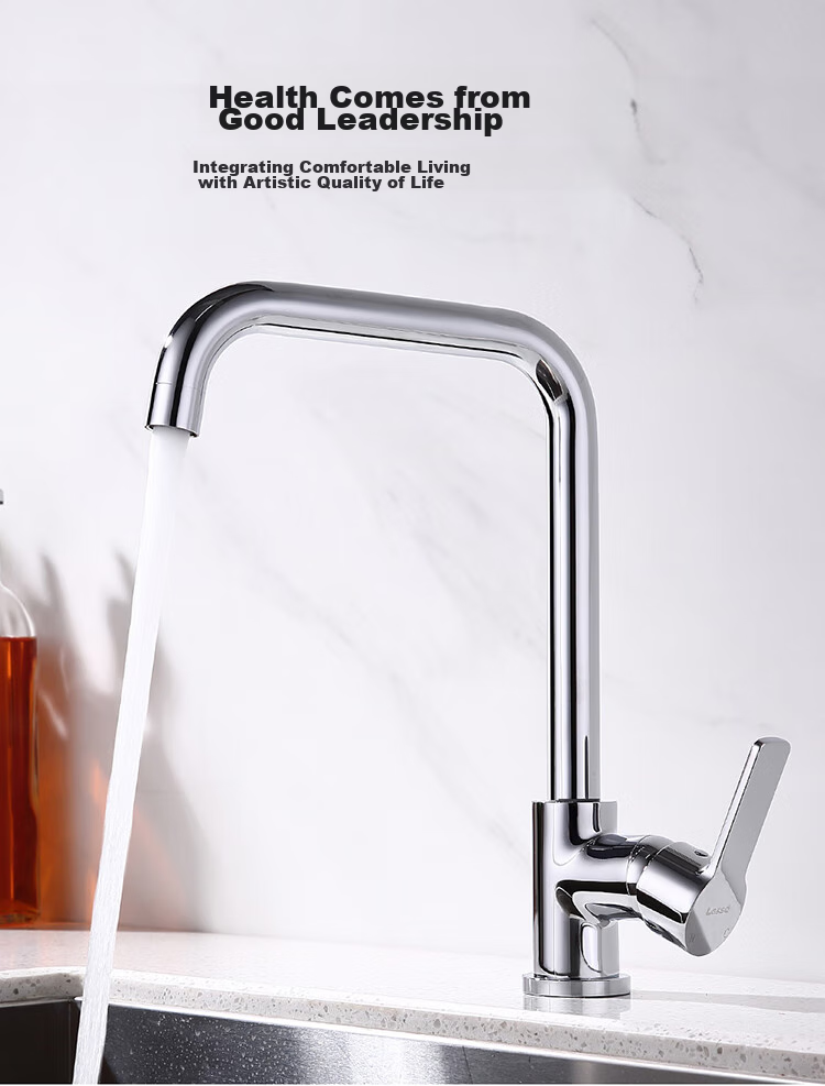 Larsd Kitchen Faucet, Hot And Cold Vegetable Washing Sink Faucet, Copper Body Rotatable Dishwashing Basin Tap F025 4