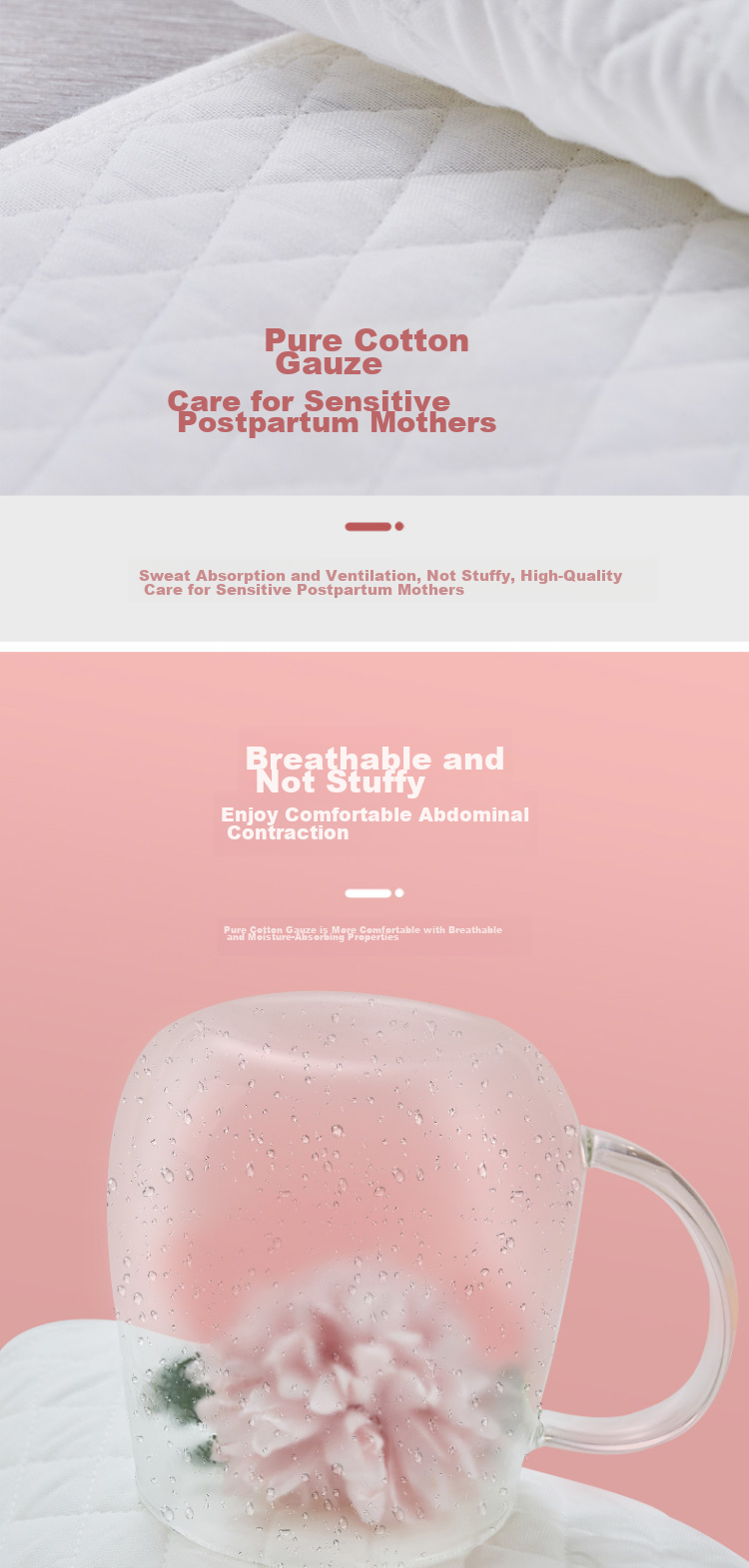 Hulian Postpartum Abdominal Binder, Post-Surgery Abdominal Wrap, Maternity Cesarean Section And Natural Delivery Abdominal Support Belt (L) 9