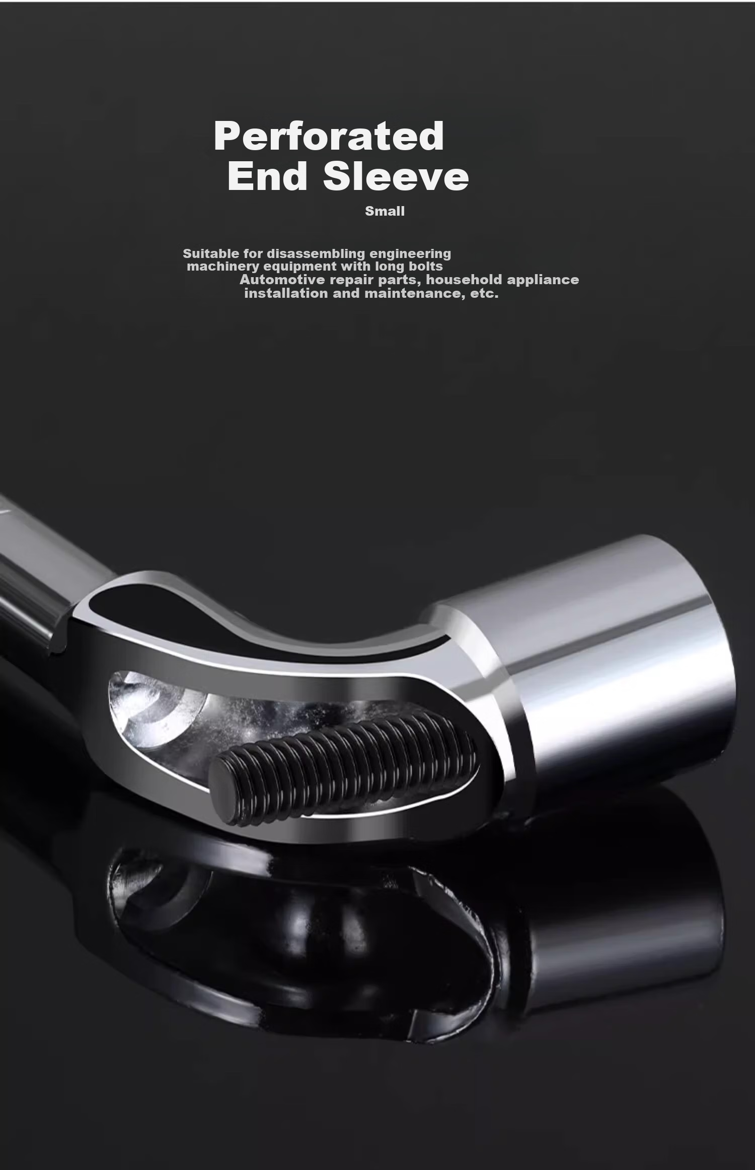 No.1 Factory 13MM L-Shaped Socket Wrench 7-Shaped Pipe Double-Ended Elbow Perforated Hex Socket Pipe Wrench Set 5