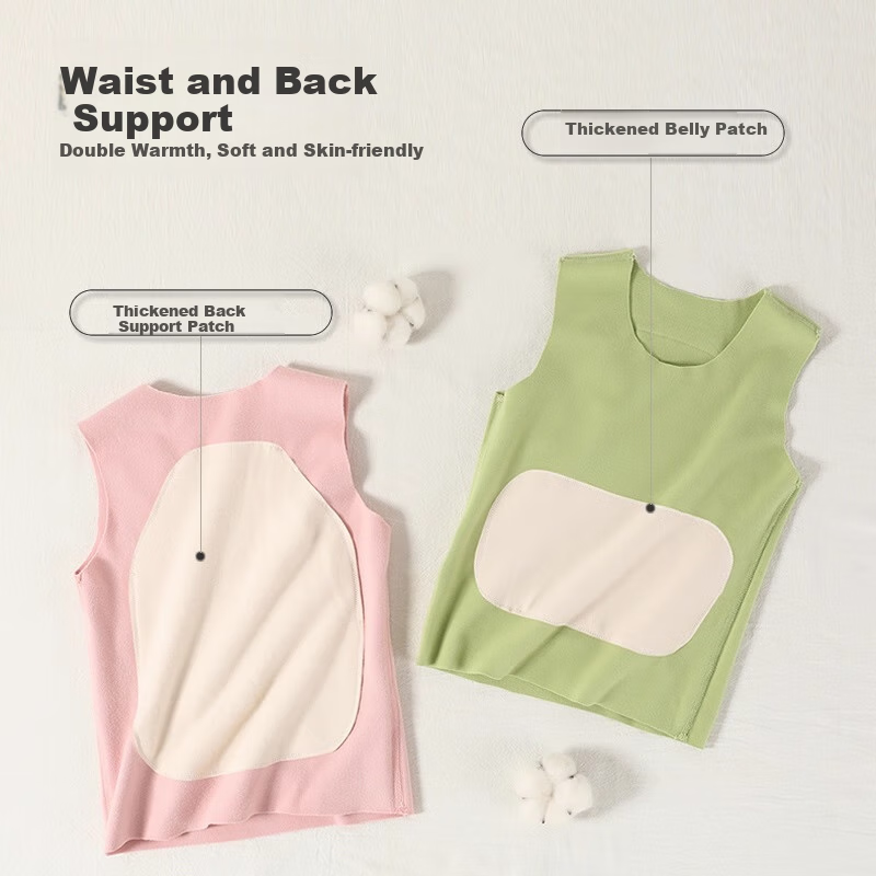 JOYNCLEON Infant Thermal Vest, Belly And Back Protection, German Velvet Vest, for Baby Boys And Girls, Autumn And Winter Waistcoat, Jwc200695