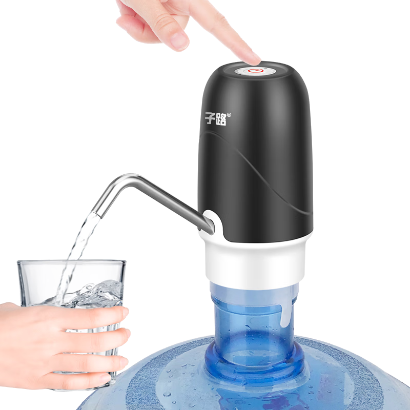 ZILU Electric Water Dispenser for Bottled Water, Suitable for Large And Small Bottles, Automatic Water Pumping Device with Type-C Charging