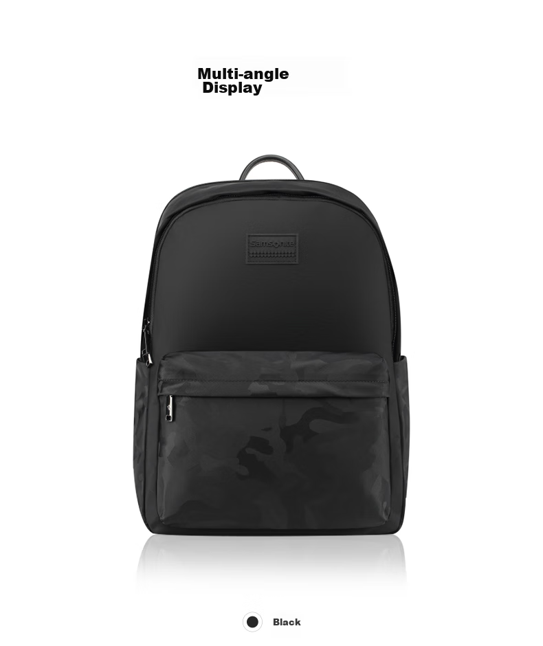 Xinxiuli Camouflage Backpack Laptop Bag 14-Inch Large Capacity Casual Outdoor Leather Backpack for Men And Women NV2*001 8